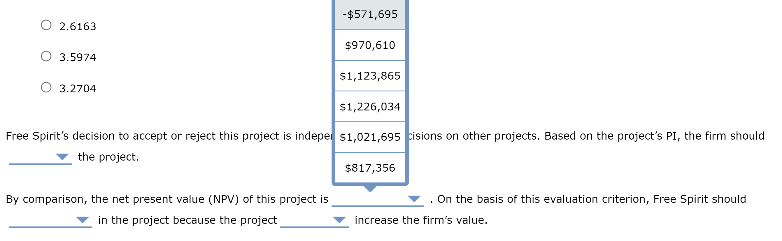 project's benefits and costs. It is computed as a ratio of the