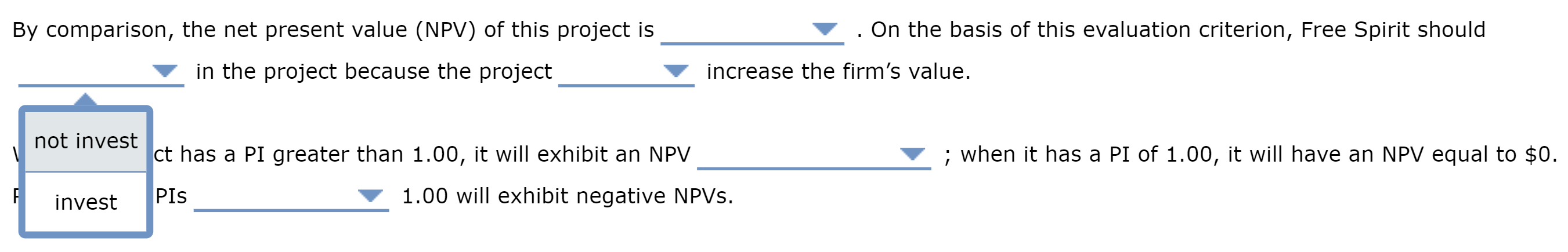 discounted value of the net cash flows expected to be generated by