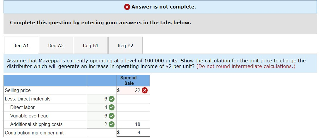 sells relays at a selling price of $28 per unit. The company's