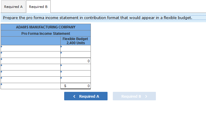 Company established the following standard price and cost data. Sales price Variable