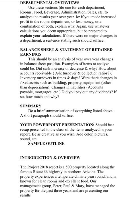 with name of company \& participants names 2) An index page 3)