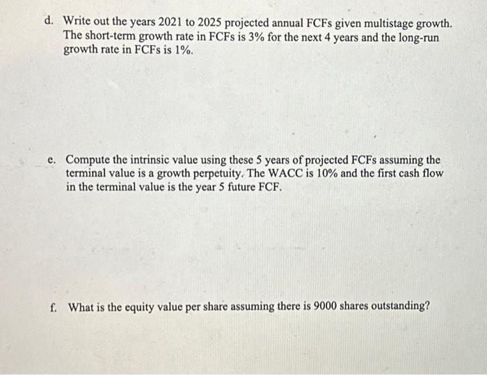 of one question 1. Use the following snreadsheet to solve the mectionc