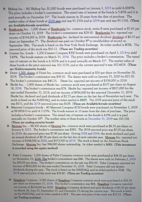 Journalize and post all entries for current end year (December 31,2019) and