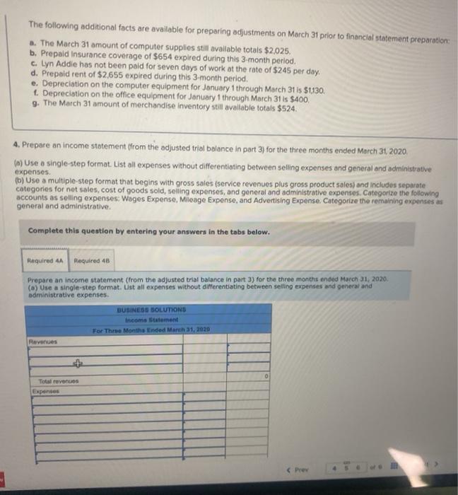following information applies to the questions displayed below) Santana Rey created Business