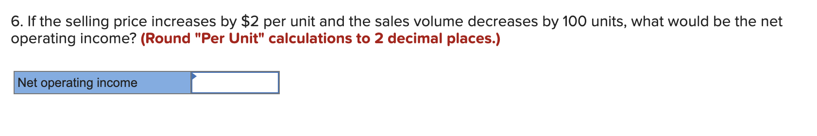 (Algo) Required: 1. What is the contribution margin per unit? (Round your