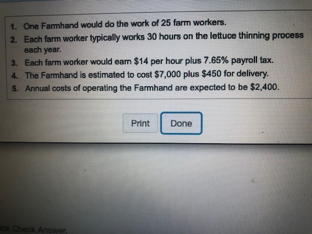 itself ma use of robotics to replace some farm workers. The Farmhand