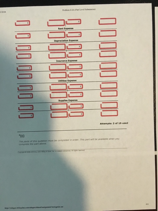 Credit 6,850 7,000 2,012 3,840 15,000 Cash Accounts Receivable Supplies Prepaid Insurance