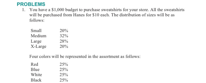  i need all the formulas PROBLEMS 1. You have a $1,000