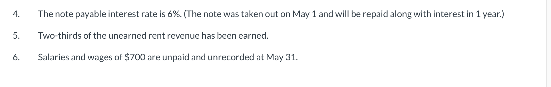 will be repaid along with interest in 1 year.) 5. Two-thirds of