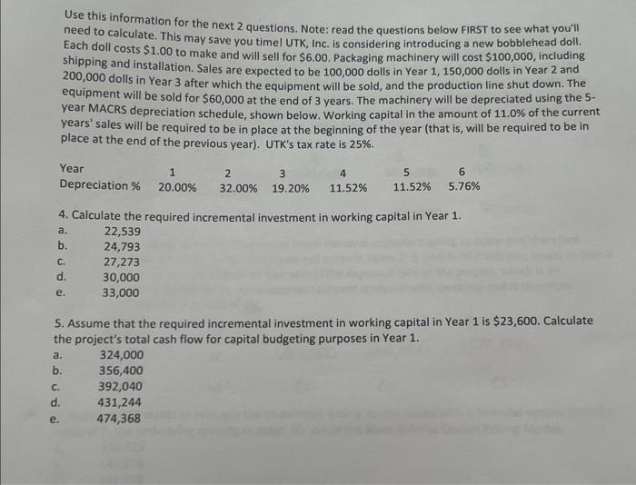The correct answers are E and B. please help me find them