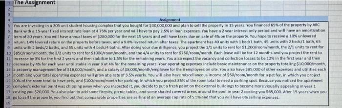please do rent roll model, DCF model, and Amortization model with formulas!