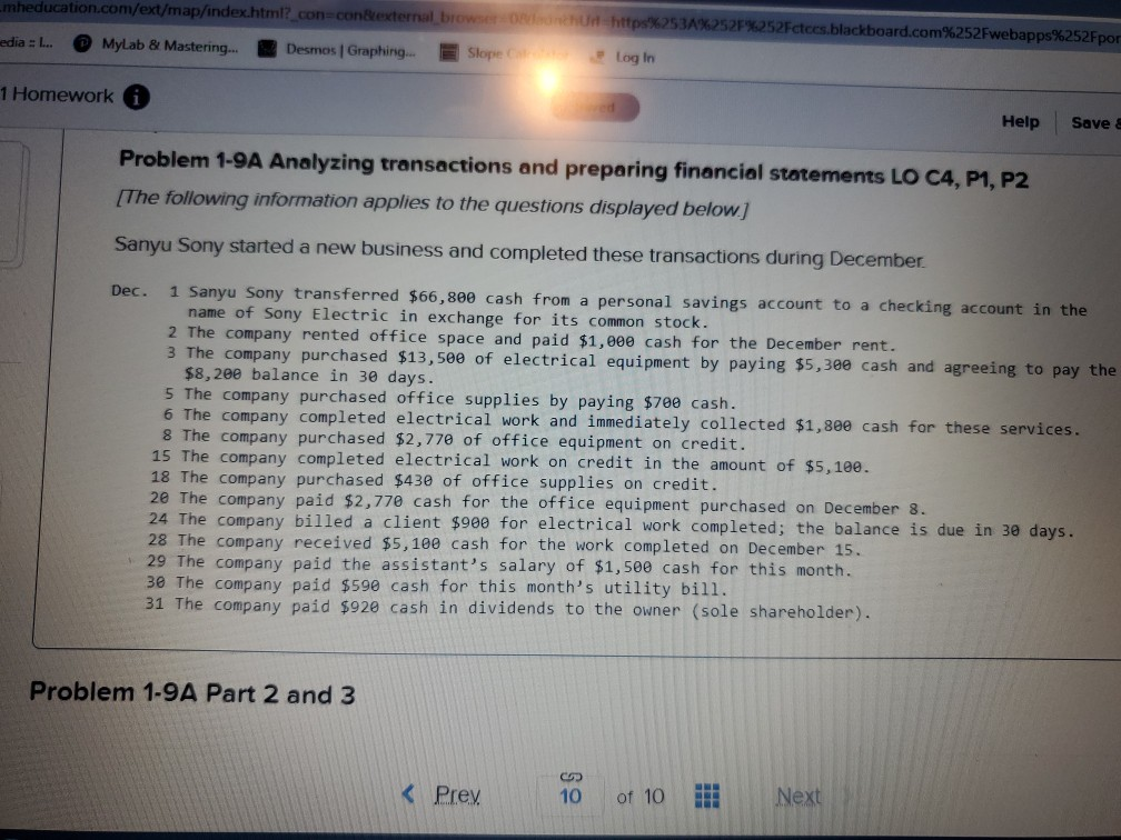 help Lmheducation.com/ext/map/index.html?_con=con&external browser-https253A%252F%252Fctces.blackboard.com%252Fwebapps%252Fpor edia : L.. MyLab & Mastering... Desmos | Graphing...