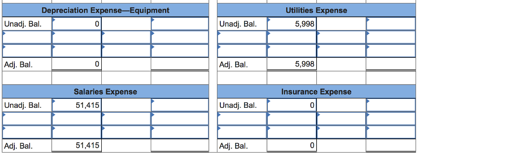 that require adjusting entries on December 31, 2017, follow Additional Information Items