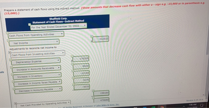 available for Sheffield Corp. for the year ended December 31, 2022. Beginning