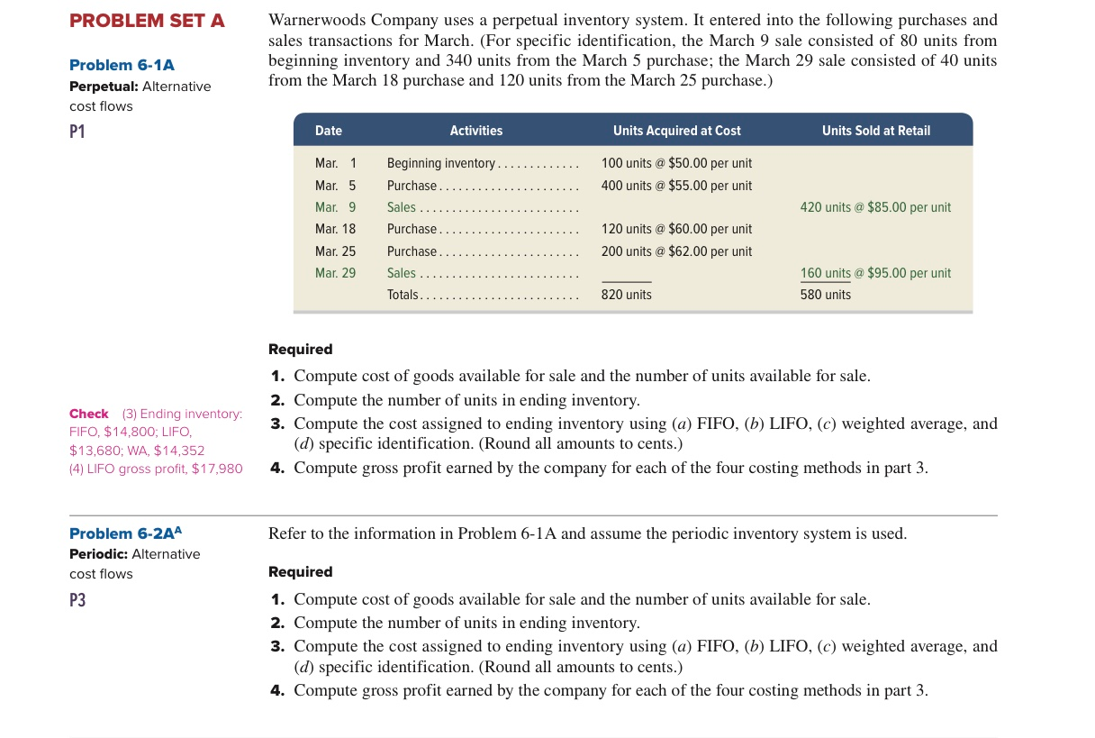  I CAN NOT FIGURE OUT HOW TO DO 6-2A.... PROBLEM SET