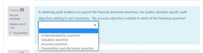 question Accountant Management Auditor Government Section 23 Not yet answered Marked out