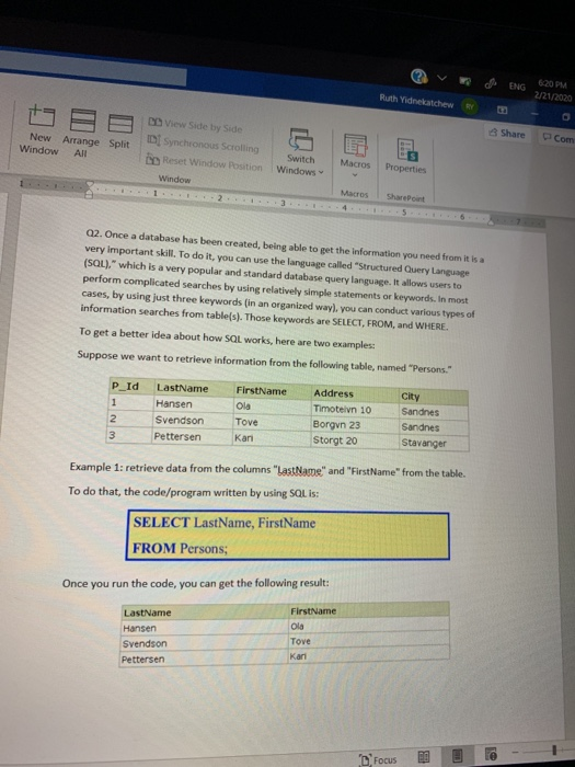  d e Ruth Yidnekatchew RY 2/21/2020 - 0 E D View
