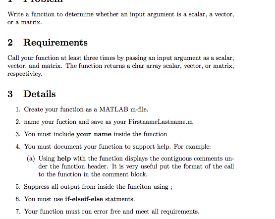  Write a function to determine whether an input argument is a
