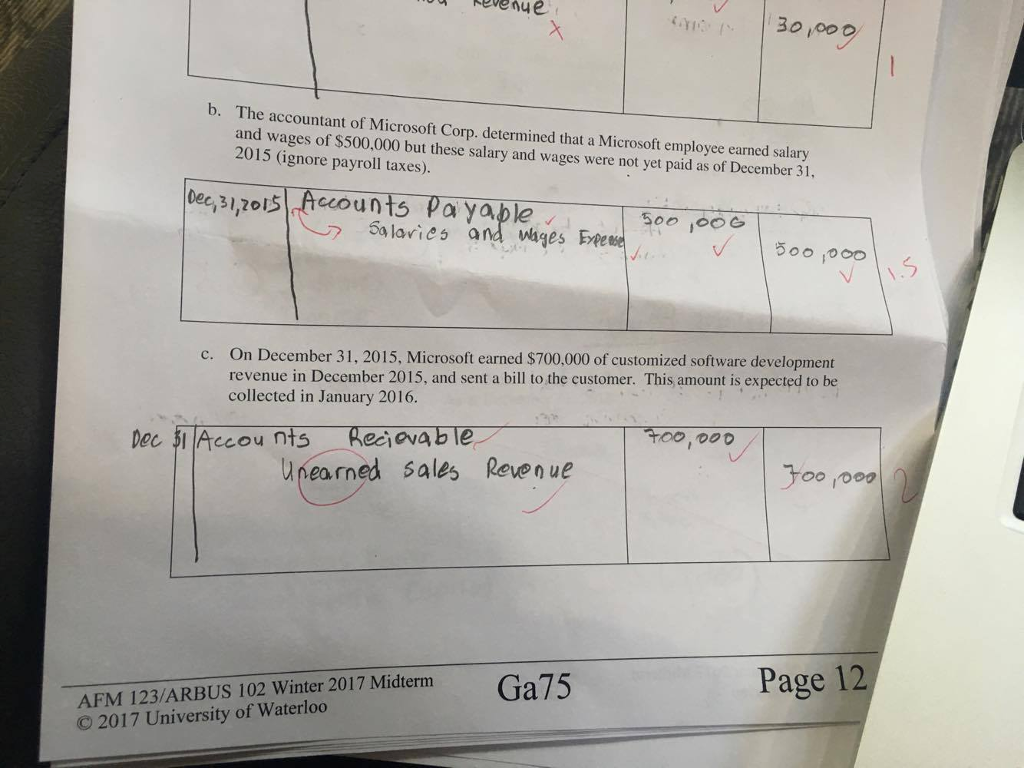 apply revenue recognition principle and expense recognition principle to determine to record