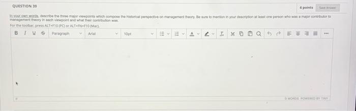  QUESTION 39 6 points Swoscure the matewpoints which compete the sono