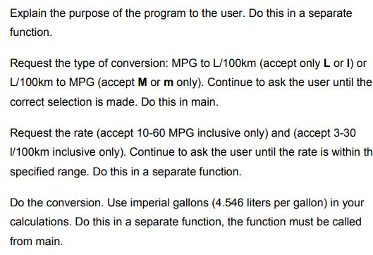 For my C++ lab i have to create a program to use