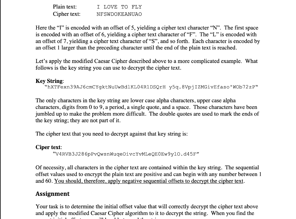 type of substitution cipher in which each letter in the plaintext is