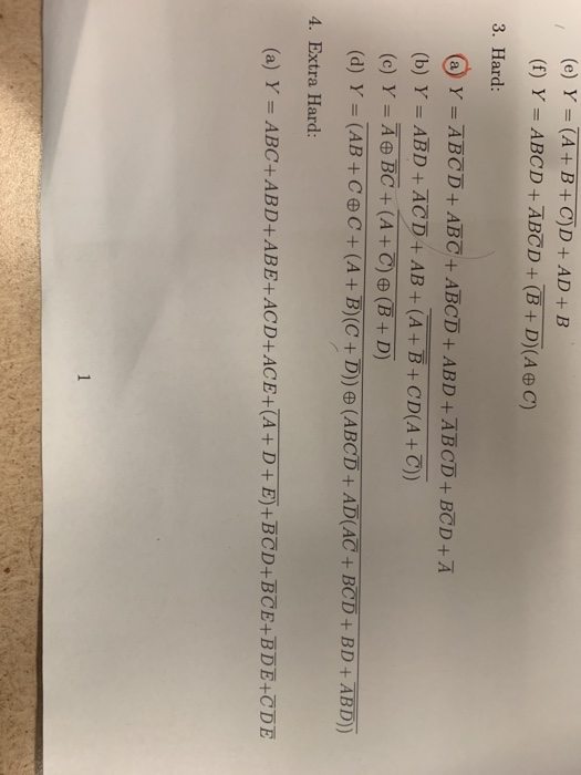  If you could solve all these and note when you use