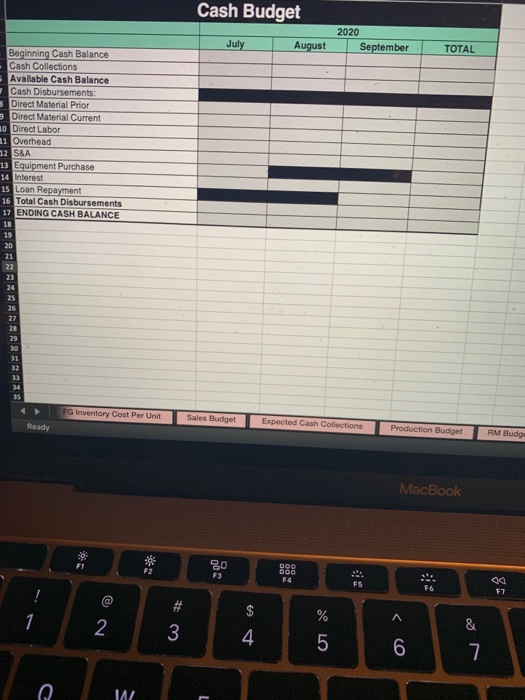 on account. The company's collection pattern is - 70 % of sales