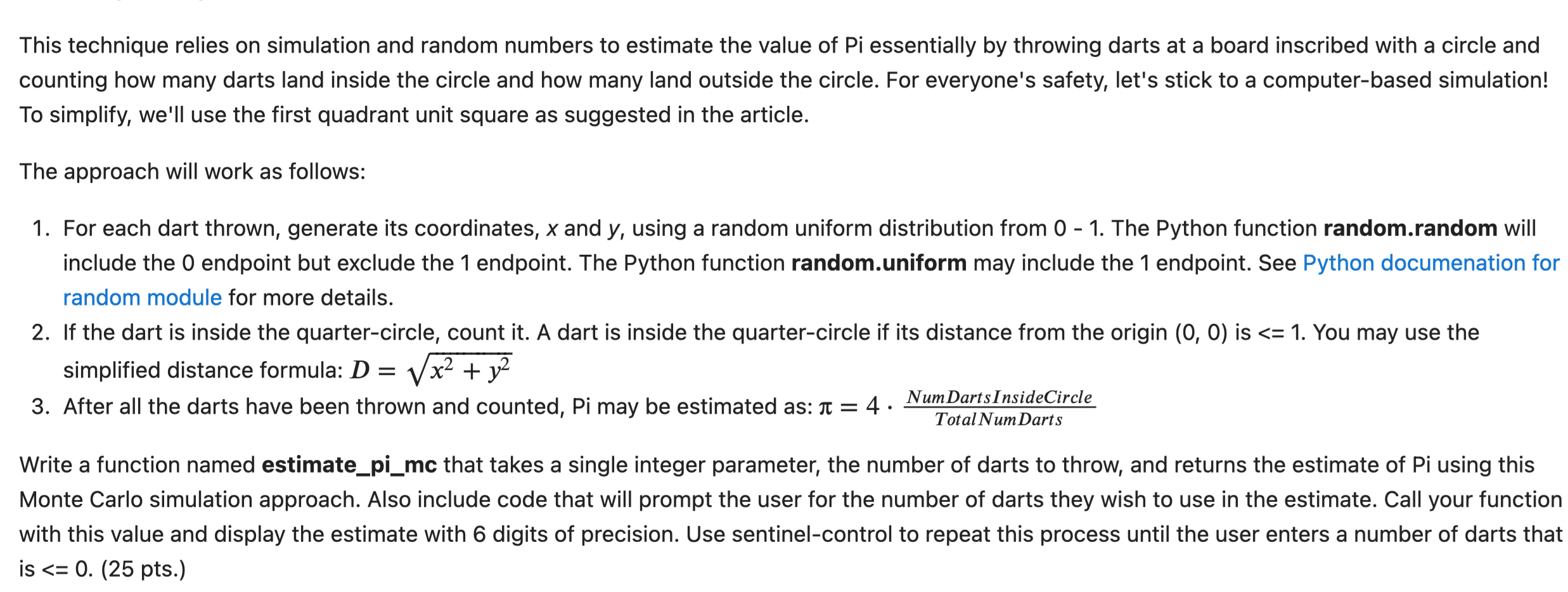 This technique relies on simulation and random numbers to estimate the