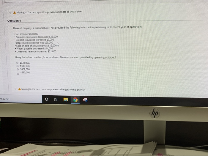  Moving to the next question prevents changes to this answer. Question