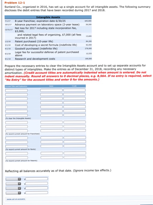 Sunland Co., organized in 2016, has set up a single account