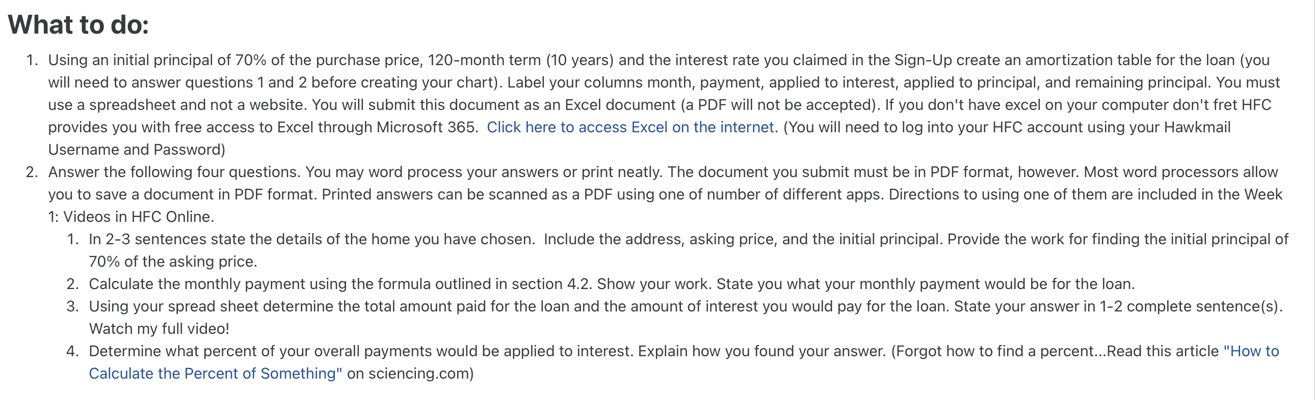 2.232% * its an excel spreadsheet * in step two the information