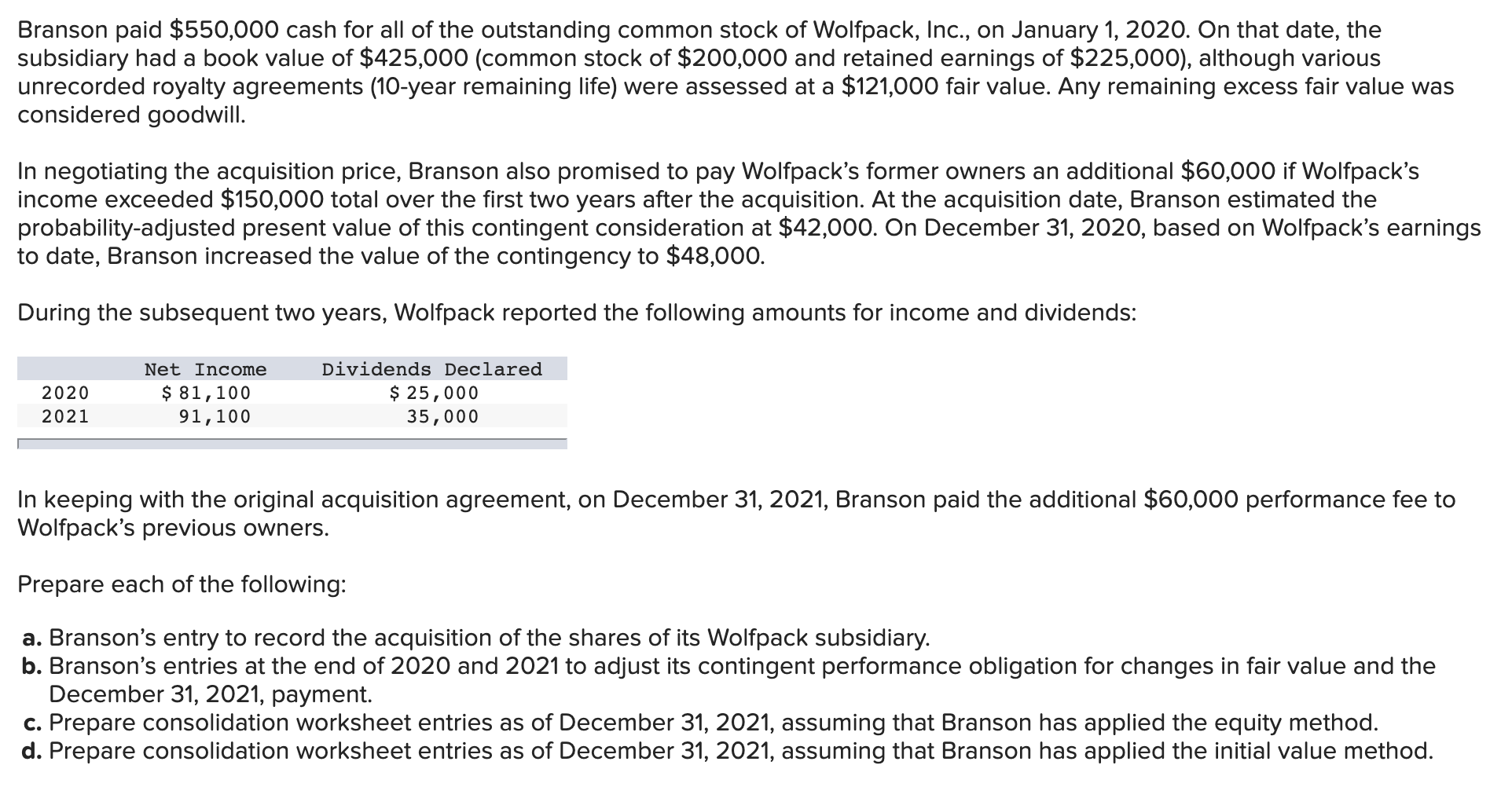  C 1 Prepare entry *C to convert parent's beginning retained earnings