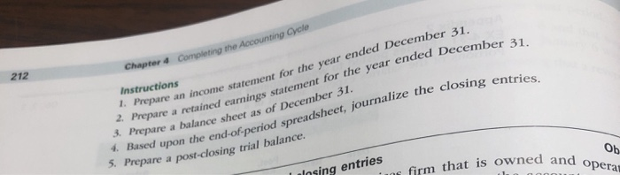 made. blems: Series A SPR 4-1A Financial statements and closing entries Obj.
