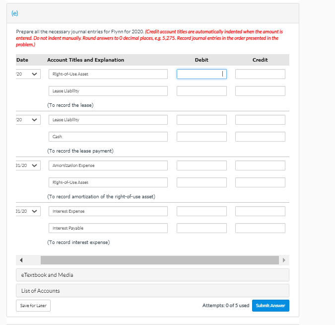 The following information pertains to this lease. 1 The term of the