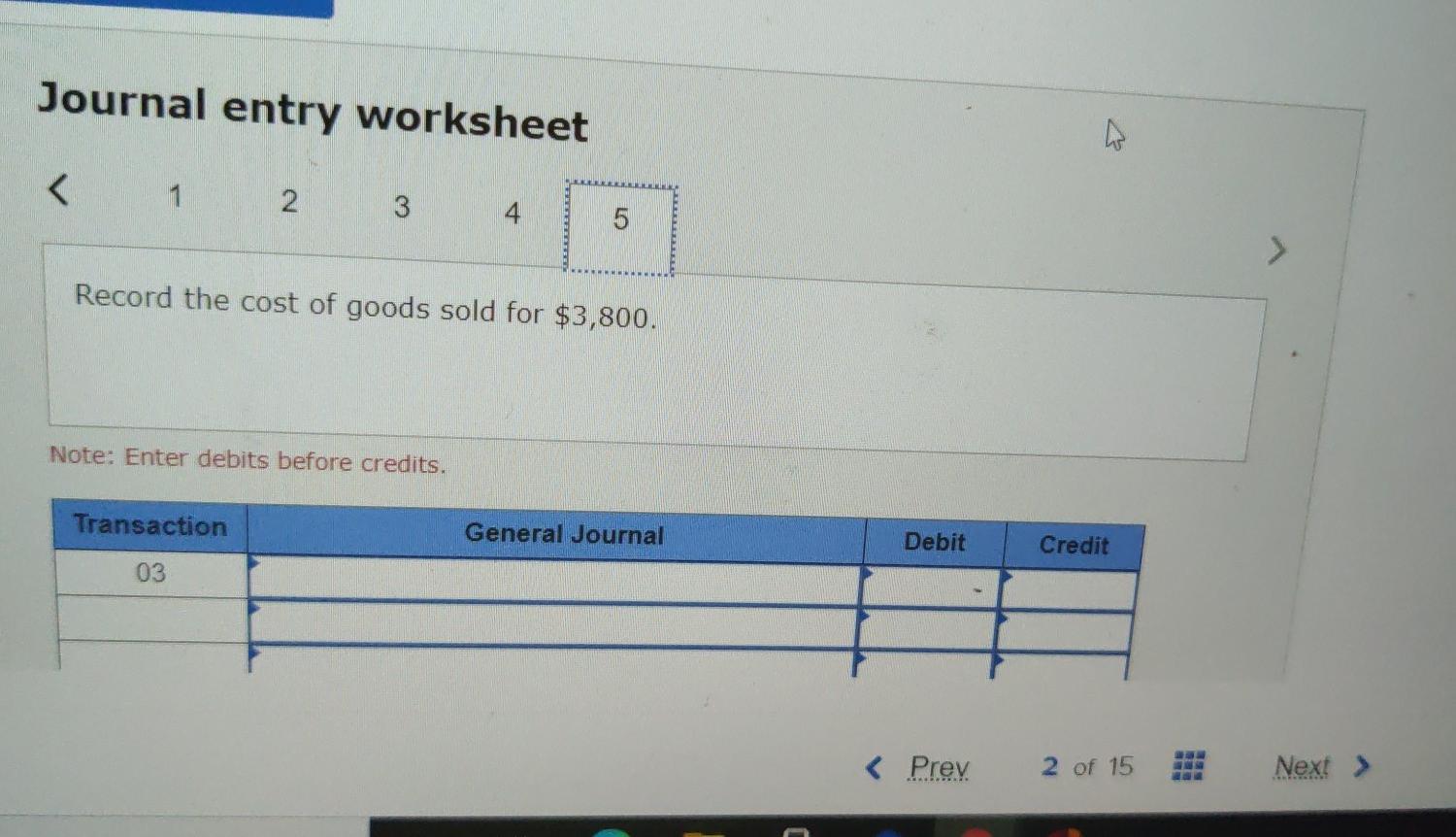 some of the merchandise purchased in (1). The cost of the merchandise