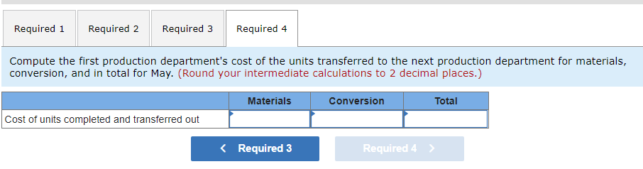 first production department is added at the beginning of processing in that
