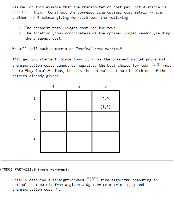 for example, that it must have something to do with divide-and conquer)