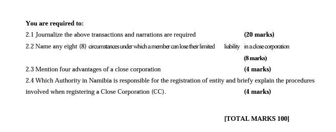 Please type. Its due today midnight You are required to: 2.1