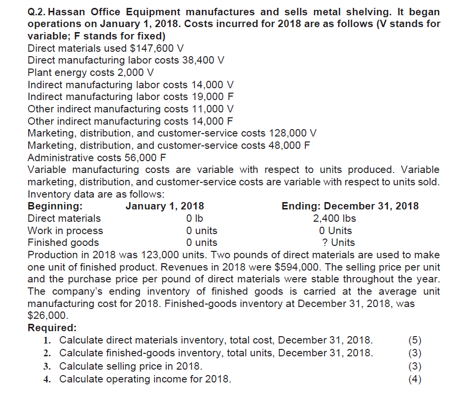  need urgent answer i will rate please answer quickly Q.2. Hassan