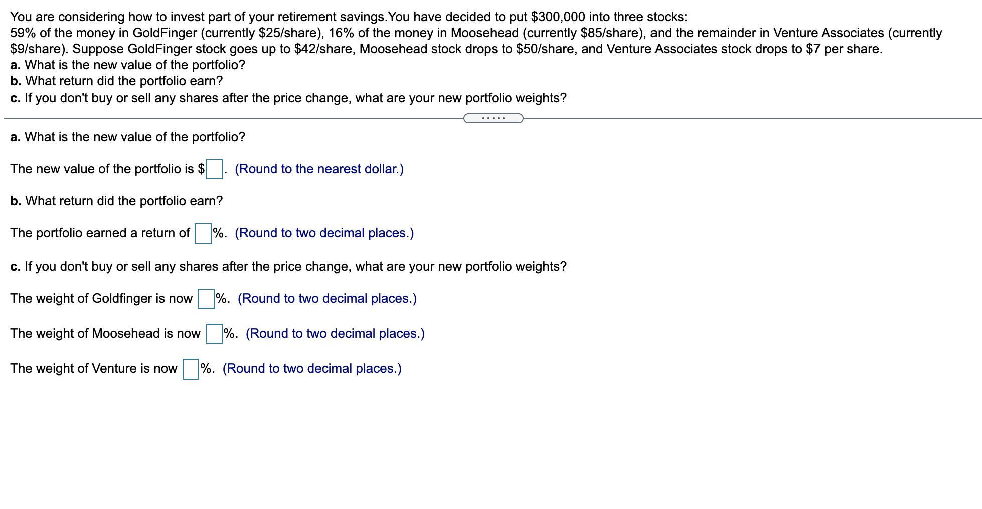 pls give the exact solution with stips and final answer for each