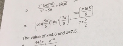  By using matlab, please solve part C 3'log(76)+930 370 0.49 a