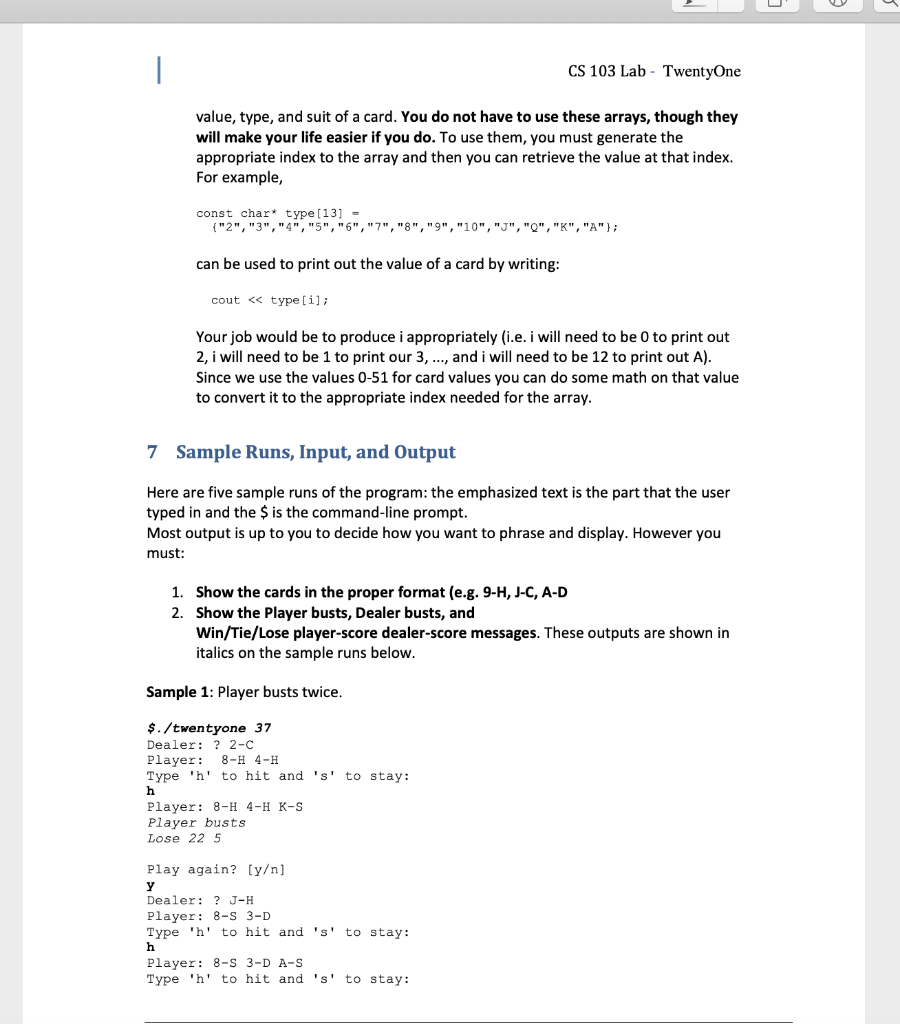 look-up tables, if desired. * It is up to you if and