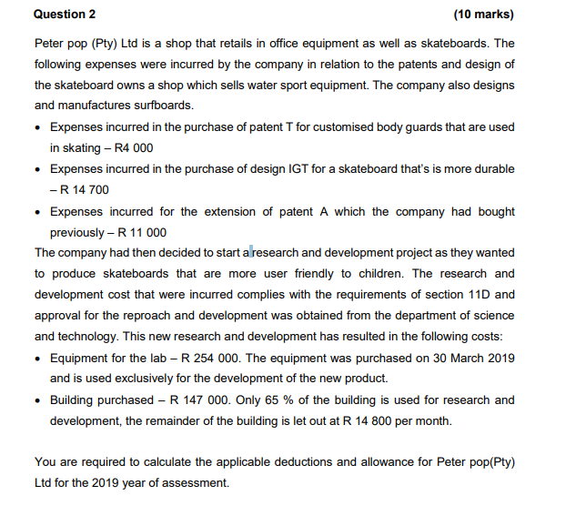 That's all the information I have for this question, Not sure