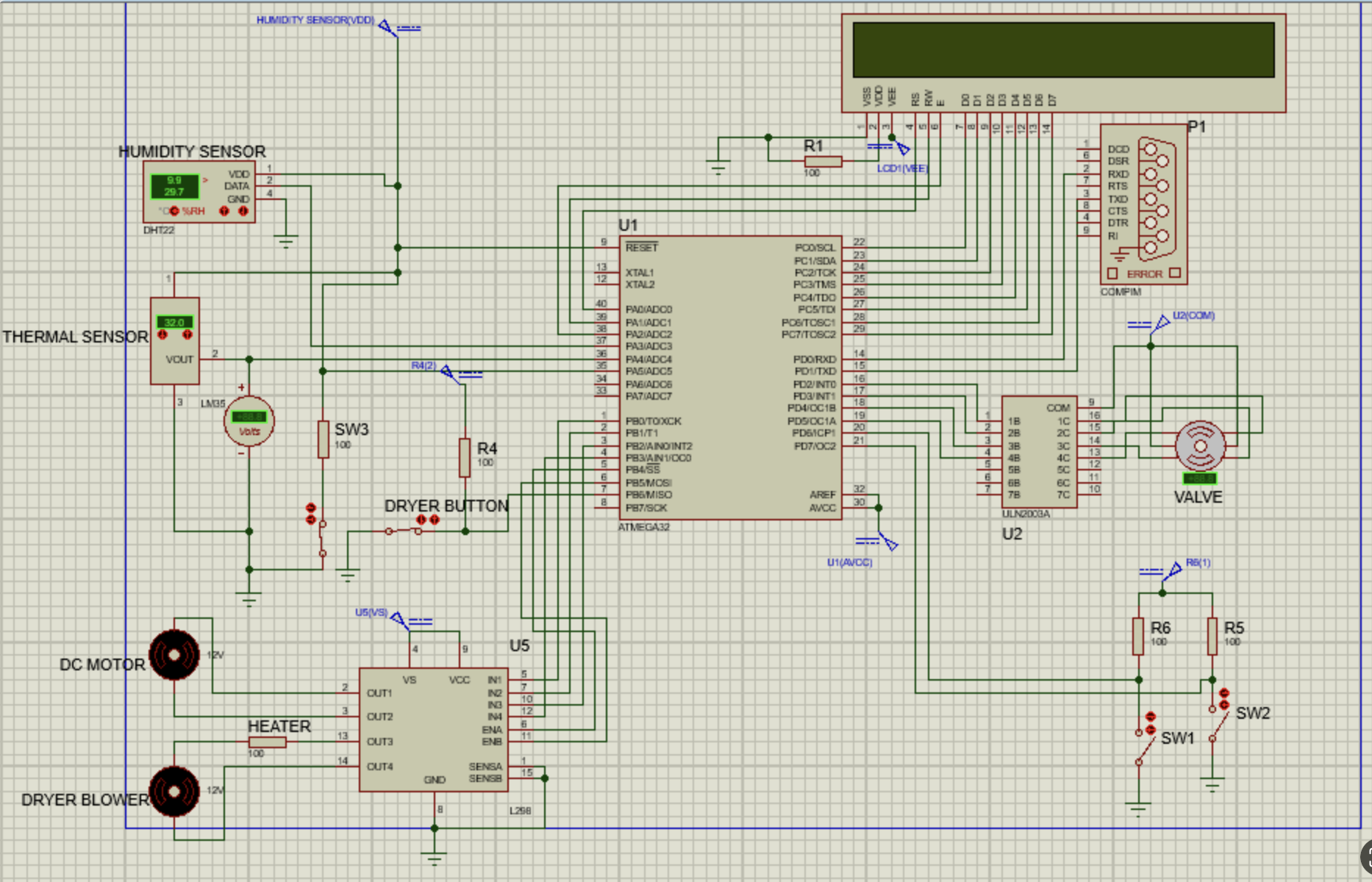  Write and run a C program for an ATmega 32 to