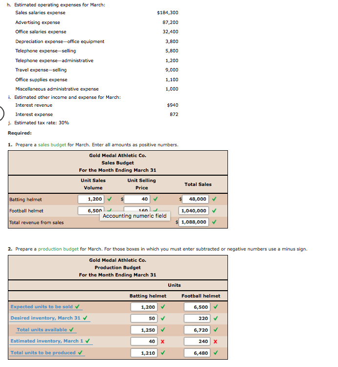 Chapter 21 PR 21-3B Caloulator aBook Budgeted Income Statement and Supporting Budgets