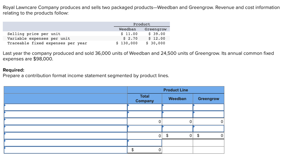  Can I get help with this assignment please? Thanks! Royal Lawncare