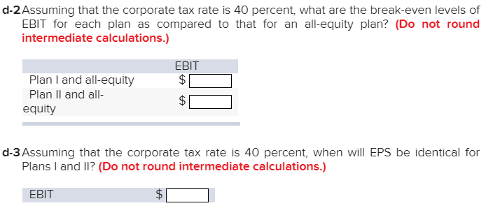 result in 8,000 shares of stock and $80,000 in debt. Plan II