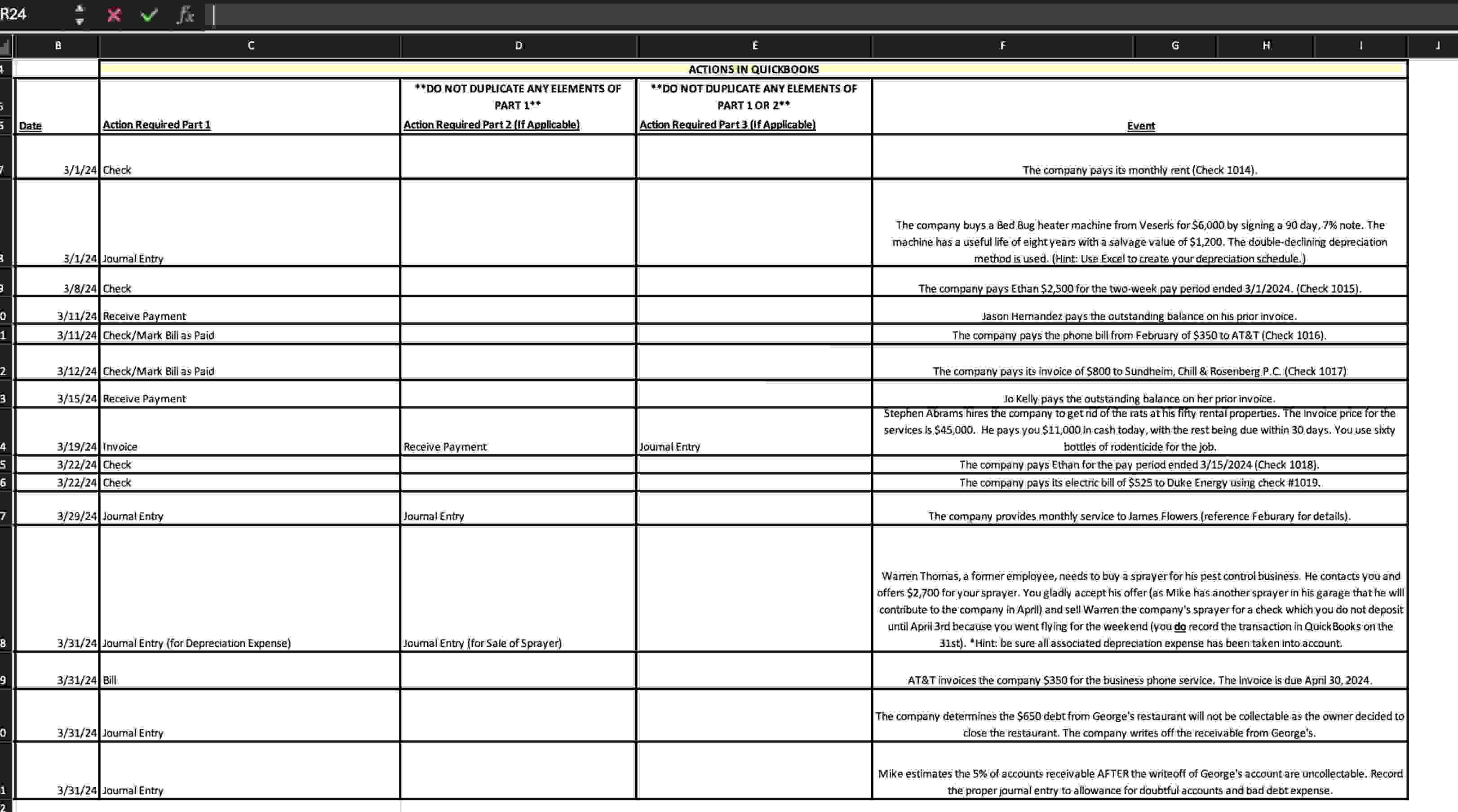  Be sure toa record an adjusting journal entry for the use