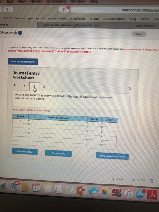 The company made the following expenditures Basie research to develop the technology